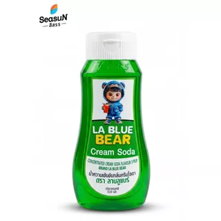 น้ำหวานเข้มข้น ไม่มีน้ำตาล กลิ่นครีมโซดา ตราลาบลูแบร์ ขนาด 320 ml.