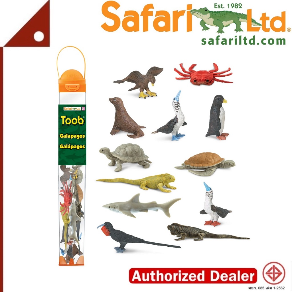 Safari Ltd. : SFR681704 โมเดลสัตว์หมู่เกาะกาลาปากอส Galapagos TOOB®