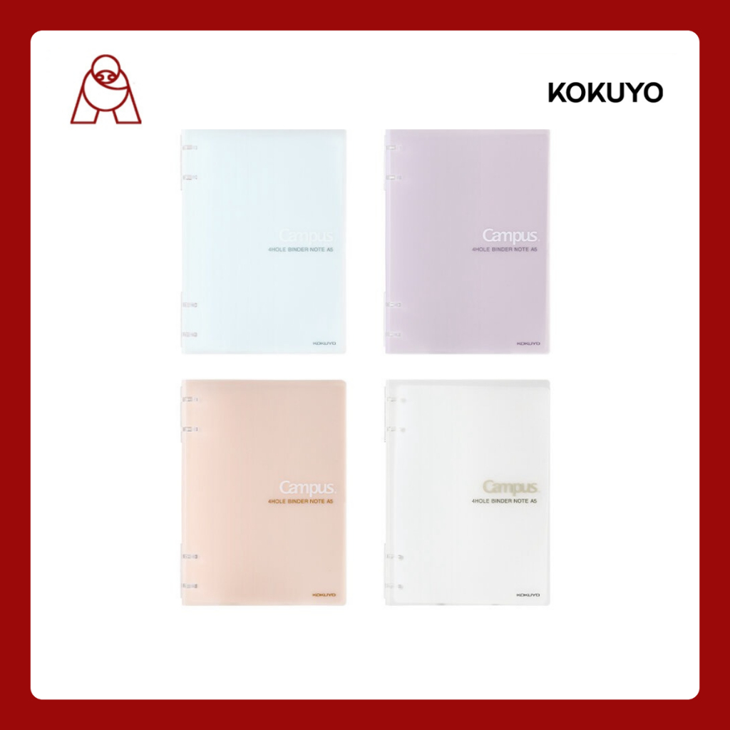 KOKUYO Campus Binder Notebook 4-Ring Line 40s 8mm.B5-A5