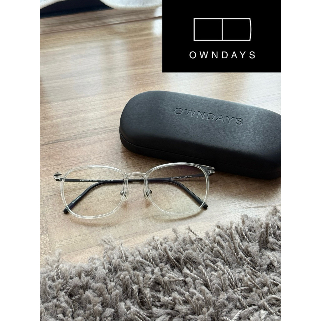 แว่นตา OWNDAYS รุ่น AIR FIT น้ำหนักเบามาก ใส่สบายได้ทั้งวัน กรอบแว่นใส