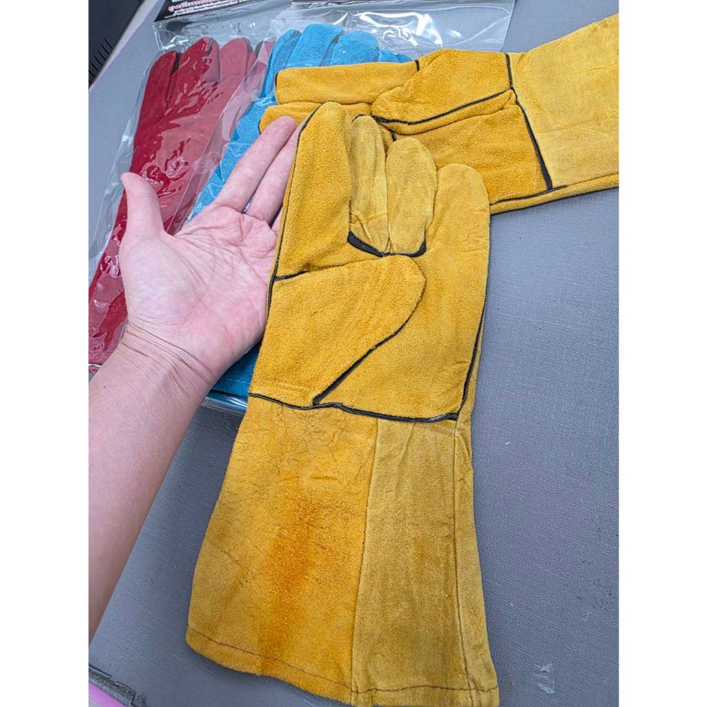 Eagle One ถุงมือหนังแท้ มีซับใน ถุงมือช่างเชื่อม สินค้าพร้อมส่ง
