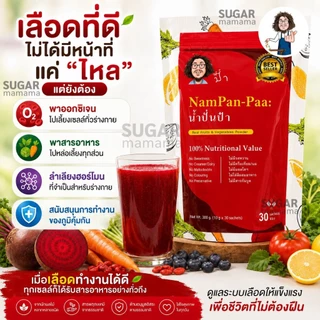 น้ำปั่นป๋า Nampan paa แท้ 100 % หมอนอกกะลา สันติมานะดี Satimanadee Super Veggies Blend น้ำผักผลไม้