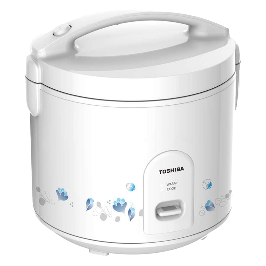 TOSHIBA หม้อหุงข้าว 1.8 ลิตร ระบบอุ่นทิพย์ รุ่น RC-T18JH(W) หม้อใน Healthy Flon 650W ฝาในถอดล้างได้ ประกัน 2 ปี