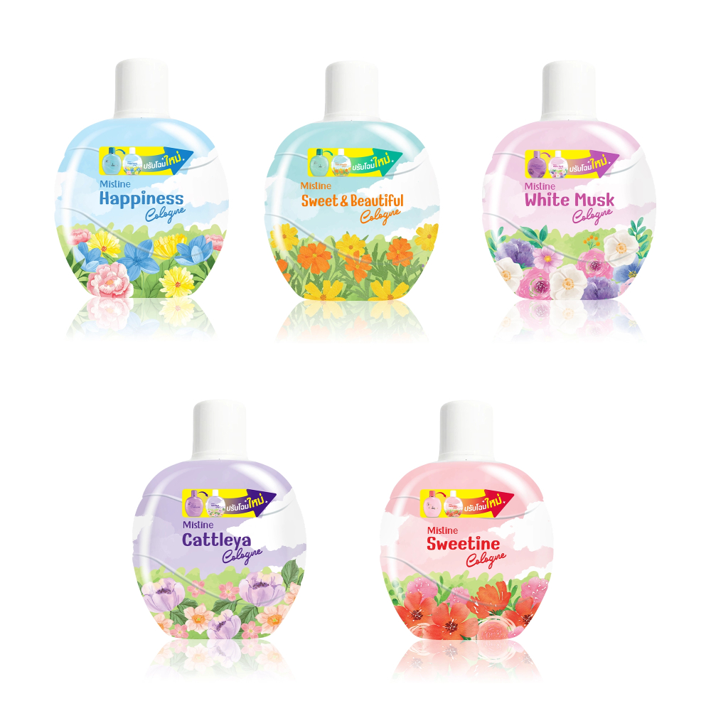 🌟 2 ขวด โคโลญจน์ มิสทีน MISTINE COLOGNE 120มล.