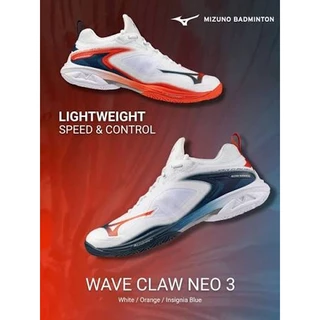 Mizuno รองเท้าแบดมินตันMIZUNO WAVE CLAW NEO 3 WIDE น้ำหนักเบา กระชับ ซัพพอร์ตเท้า สีใหม่ 2026 by Akira Badminton