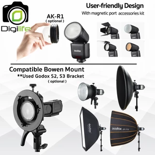 Godox Flash V1 mid - TTL, HSS Lithium Battery / Digilife Thailand