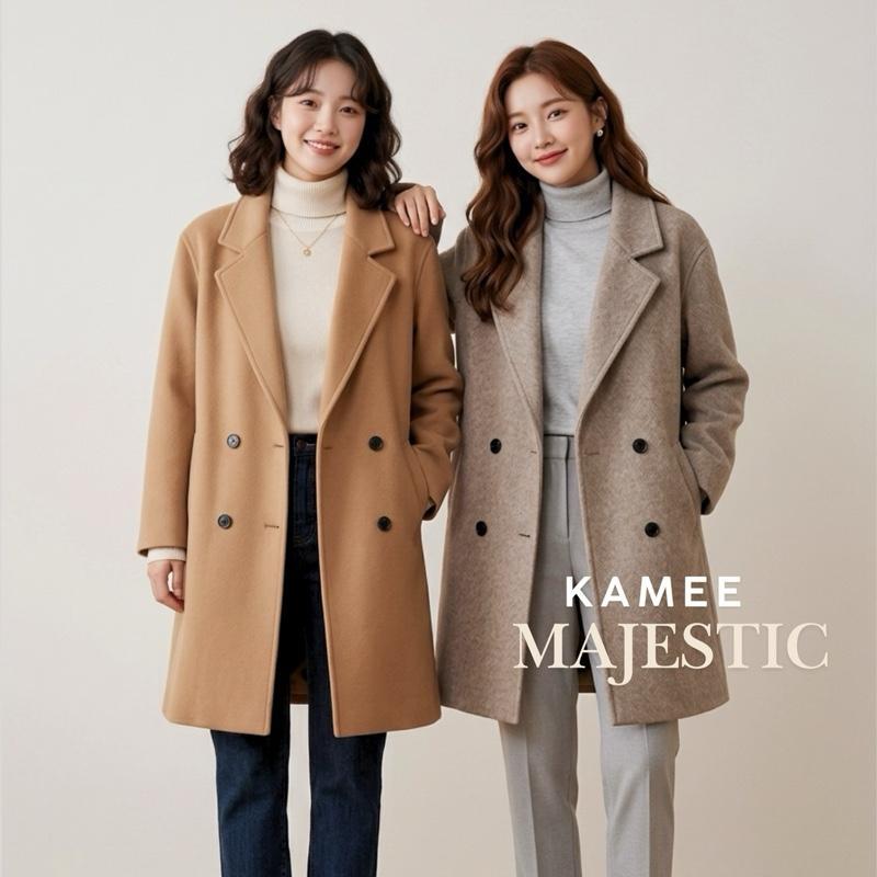 สินค้าใหม่!! Kamee Majestic Woolen Cloth โค้ทวูลขนแกะแท้ (ใส่กันหนาวอากาศติดลบ)