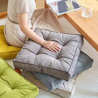 เบาะรองนั่ง แบบบุ๋ม หนา 9 cm กว้าง 40 cm ยาว 40 cm เบาะรองนั่งนุ่มสบาย มีหลายสีให้เลือก