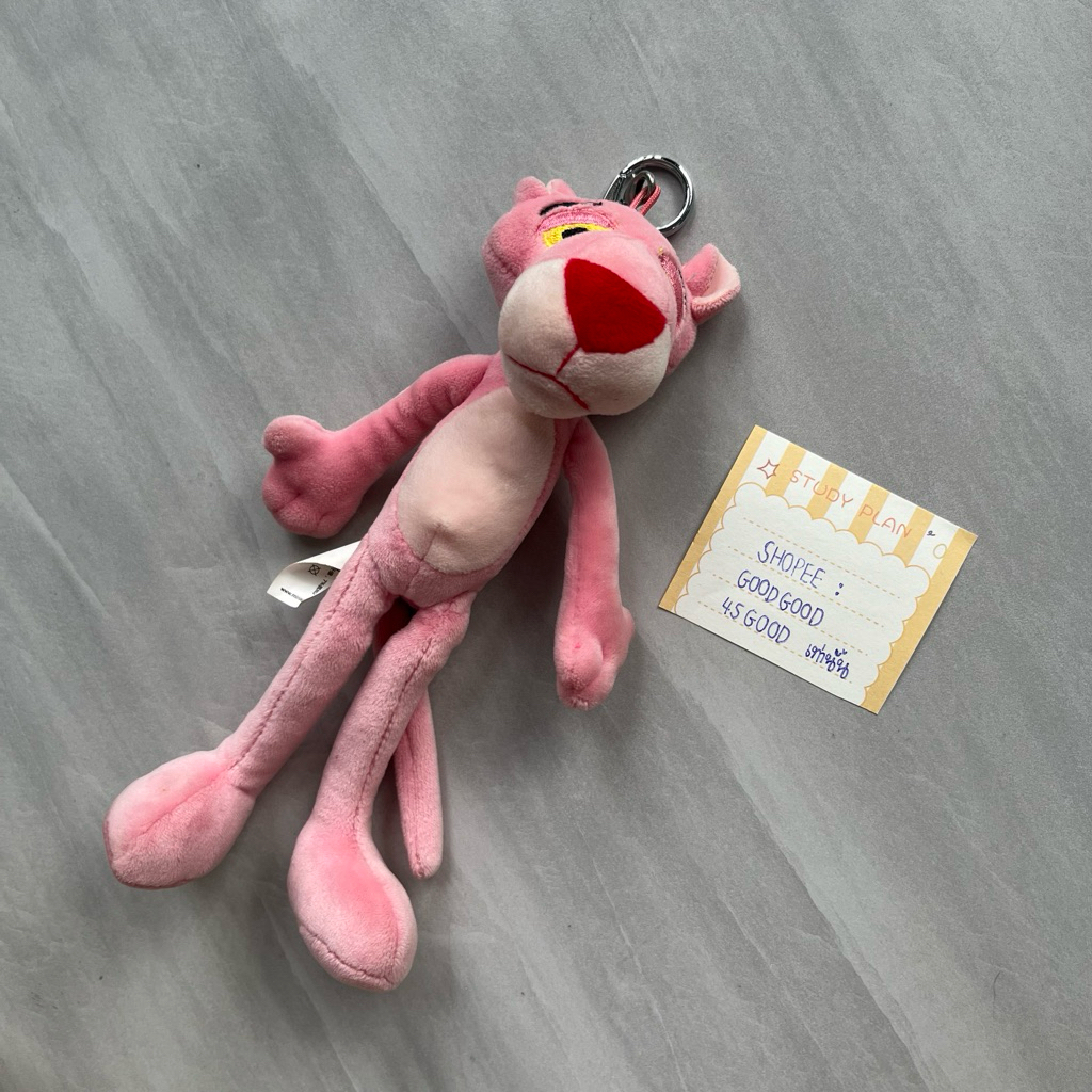 พวงกุญแจ pink panther พร้อมส่ง
