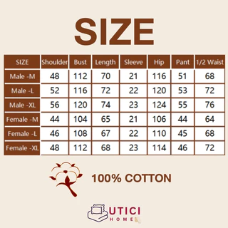 ชุดนอน บิ๊กไซส์ Cotton pajamas ชุดอยู่ใส่ที่บ้าน เสื้อแขนสั้นกางเกงขาสั้น ใส่ได้ชายหญิง ใส่สบาย ระบายอากาศได้ด สไตร์มูจิ