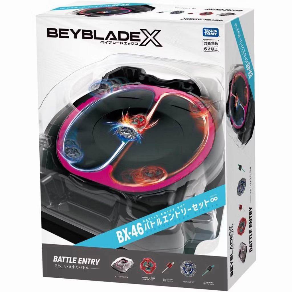 [พร้อมส่ง ของแท้] BX-46 Infinity Battle Entry Set สนามอินฟินิตี้ Cobalt Drake 9-60 R Goat 7-70 T Bey