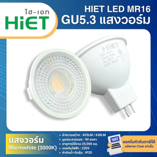 HiET โคมหลอด MR16 แบบฝังฝ้า พร้อมขั้วหลอด GU5.3 DOWNLIGHT FIXTURE ROUND