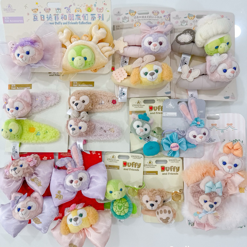 พร้อมส่ง กิ๊บยางรัดผม Duffy and friends ลิขสิทธิ์แท้จาก Shanghai Disney Land & HongKong Disney