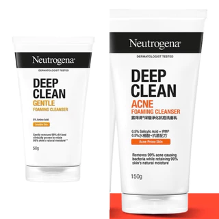 นูโทรจีนา คลีนเซอร์ ดีพ คลีน เจนเทิล โฟมมิ่ง40กรัม/150g NEUTROGENA DEEP CLEAN GENTLE FOAMING CLEANSER40g.Y72XX21
