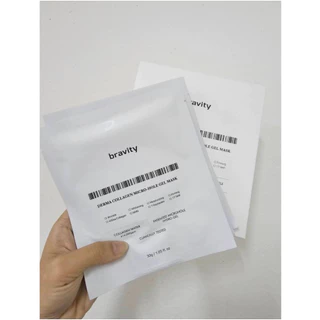 🔥Saleลดล้างสต็อก🔥 Bravity collagen Micro-Hole Gel Mask #พรีเมี่ยม ไฮโดรเจล *EXP 2027:04*