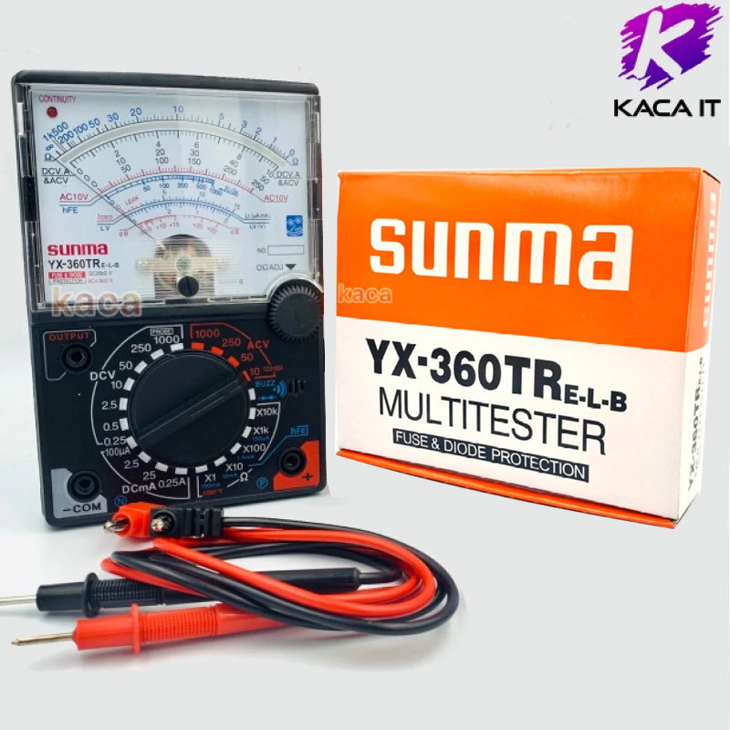 มัลติมิเตอร์ มัลติมิเตอร์เข็ม วัดไฟ YX-360TR แถมถ่าน