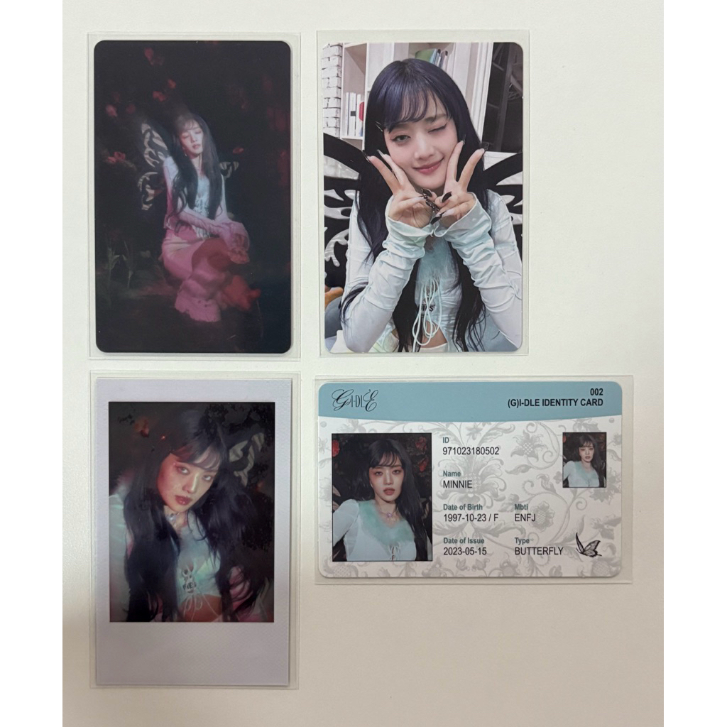 (G)I-DLE - I feel / 6TH MINI ALBUM Minnie Photocard Set