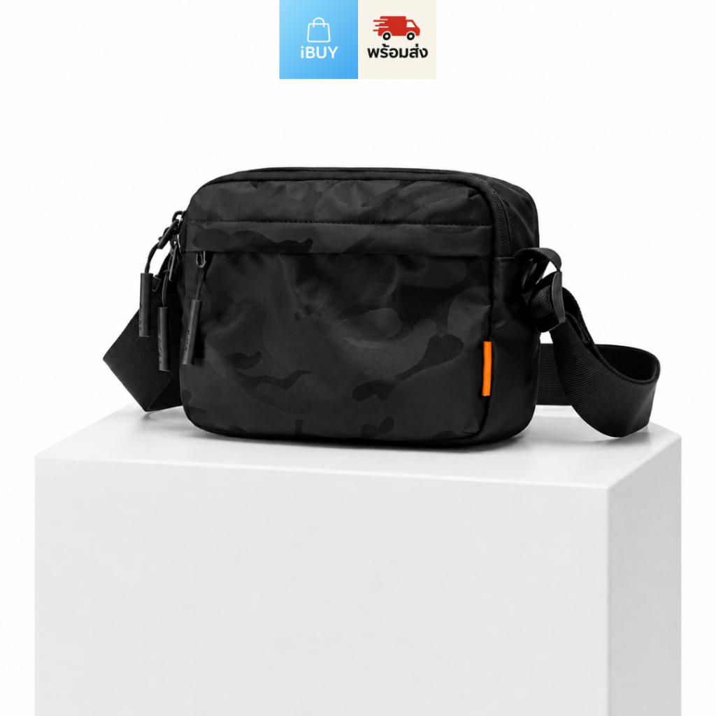 iBUY กระเป๋าสะพายลายพราง Box สไตล์ สบายๆ กลางแจ้งแบบพกพา กระเป๋าแฟชั่นผู้ชาย