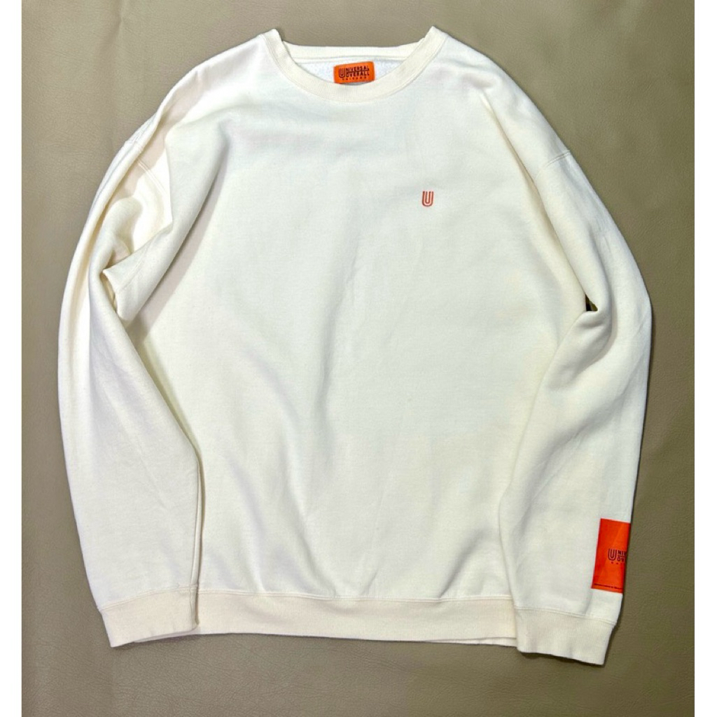 cream freesize  sweatshirt universal overall (used)