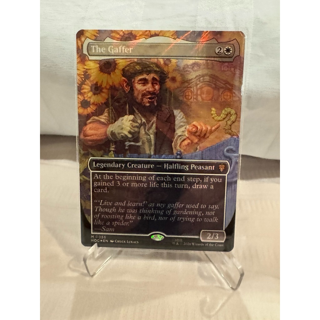 MTG The Hobbit Eternal-Legal Foil: The Gaffer (0055 - Borderless Surge Foil)