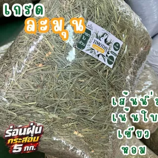 ทิมโมธีแบบปึก และ ร่อนฝุ่นแบบ 5 กก. สำหรับกระต่ายและหนู มีทุกเกรด ขายถูกมากกกก