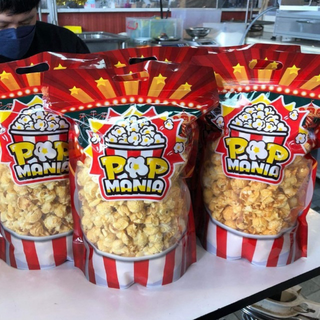 🍿🍿 ป๊อปคอร์นคั่วสด POP MANIA หอมกรอบ อร่อย คั่วใหม่ทุกวัน🍿🍿