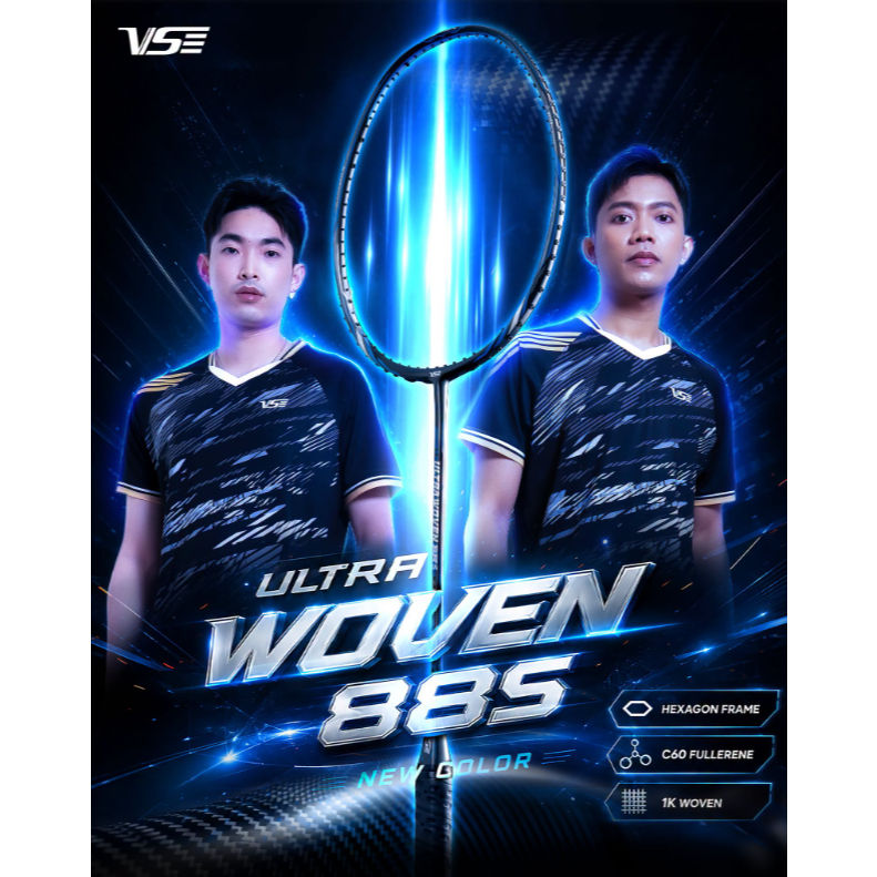 ไม้แบดมินตัน VS ULTRA WOVEN 88S แถมเอ็น กริป ซอง พร้อมใบรับประกัน