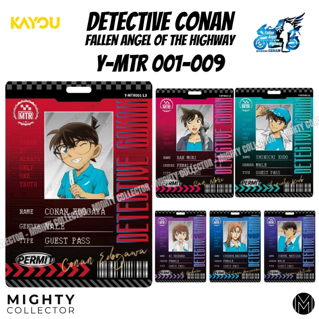 การ์ด Detective Conan Fallen Angel Of The Highway Collection Cards - MTR - Kayou Official - การ์ดยอดนักสืบจิ๋วโคนัน