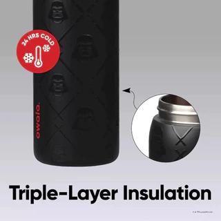 owala FreeSip Darth Vader ขวดน้ำเก็บอุณหภูมิ โอวาล่า ความจุ 24oz/ 32oz วัสดุสแตนเลส 304 BPA Free