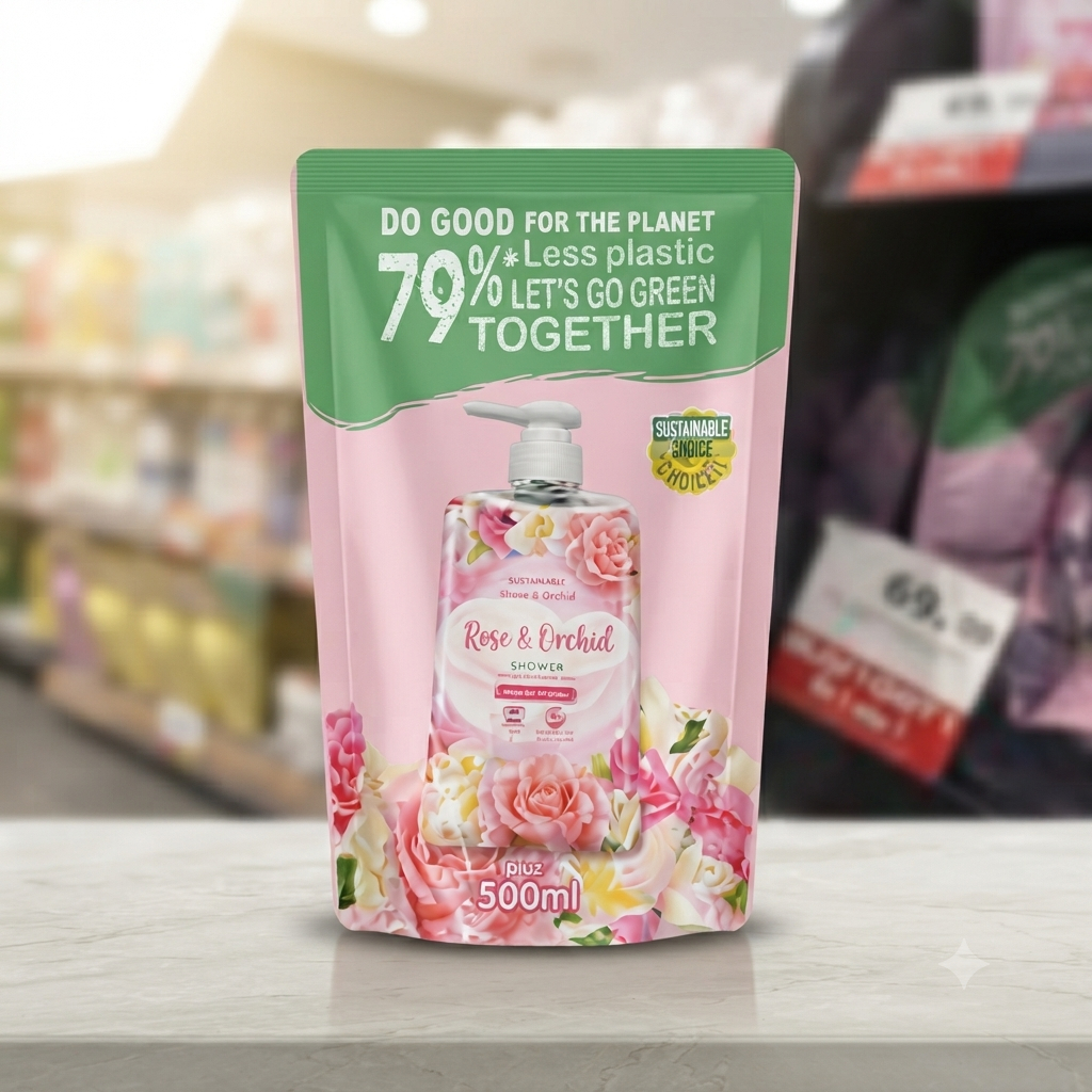 Watsons วัตสัน สบู่เหลวล้างมือ เลิฟ มาย สกิน โรส แอนด์ ออร์คิด เซ็นทิด เจล แฮนด์ วอช 500 มล.(รีฟิล)