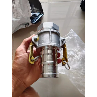 ข้อต่อสวมเร็ว อลูมิเนียม ข้อต่อหูล็อค 2 / 3 นิ้วเกษตร สายดับเพลิง ท่อ PVC สายผ้า ควิกคัปปลิ้ง ฟิตต ไม่ต้องขัน 1ชุด=2ชิ้น