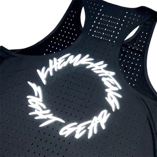 KHEMKHAENG Elite Running Shirts “BLACK IN BLACK” BLACK “สีดำ“ รีเฟล็ค