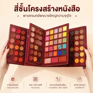 🔥【สินค้าพร้อมส่ง】อายแชโดว์ LEKE YEES 105สี ผสานบลัชออนในตัว เนื้อสีละเอียด ทาได้หลากหลายลุค