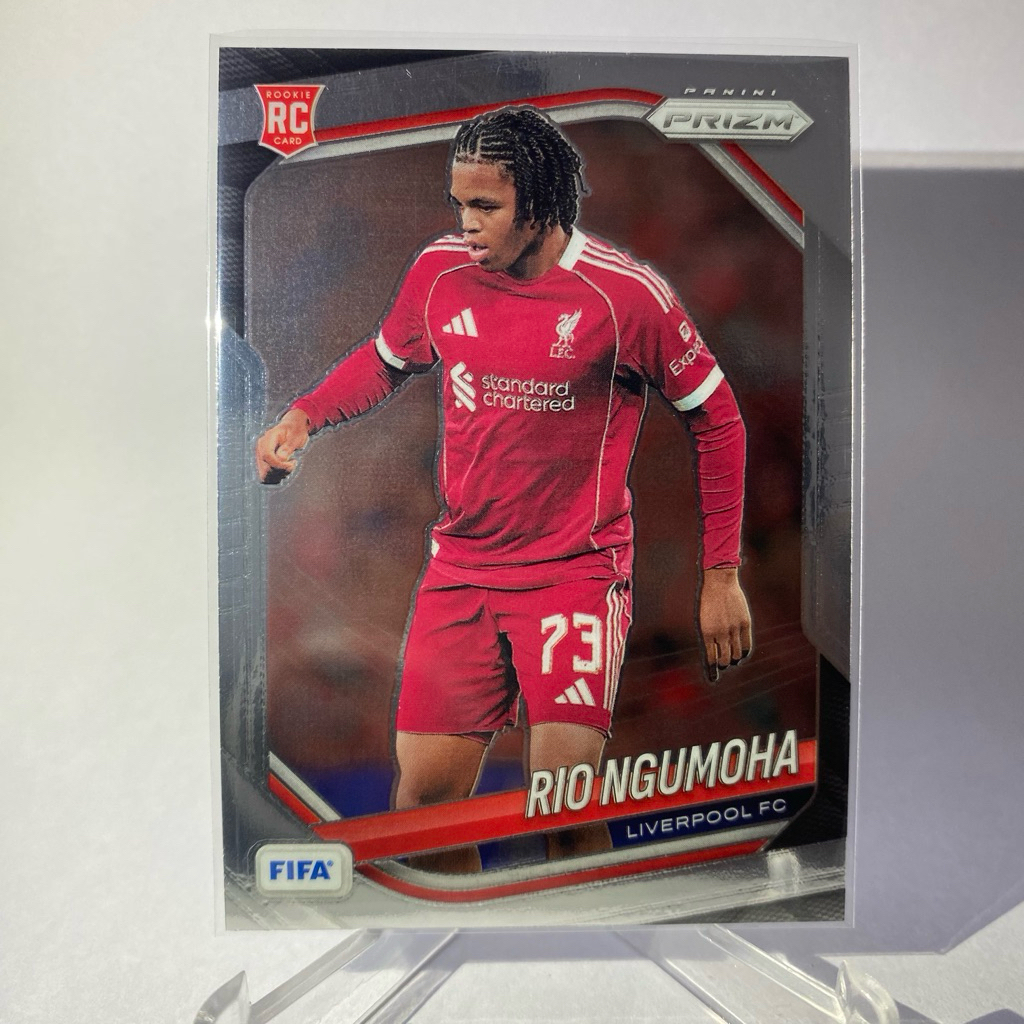 การ์ดนักฟุตบอล RIO NGUMOHA, RC, LIVERPOOL, PANINI PRIZM 2025, No.106