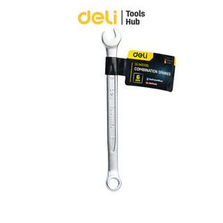 Deli ประแจ ประแจแหวนข้าง ประแจแหวน ทนต่อการเกิดสนิม ด้ามจับTPR Ring Spanner