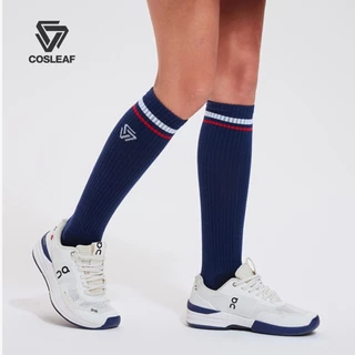 Cosleaf Crew Socks ถุงเท้าข้อยาว ถุงเท้าวิ่ง ระบายอากาศได้ดี แห้งไว ยืดหยุ่น ใส่ได้ทุกกิจกรรม! (6สี) กีฬา Sport