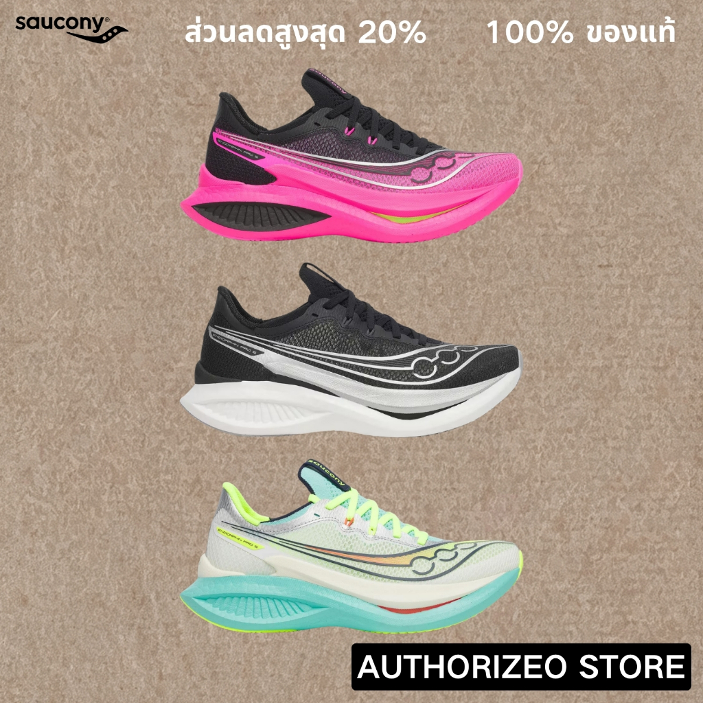 【พร้อมส่งของแท้】Saucony Endorphin Pro 5 Running Shoes รองเท้าวิ่ง