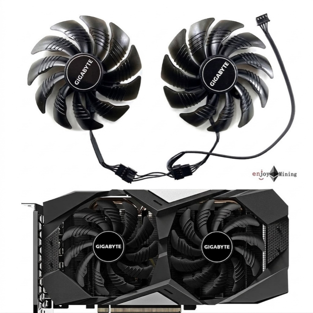 พัดลมการ์ดจอ GIGABYTE (8.5cm) RTX 2060 GTX1650 1660 1660s 1660Ti