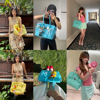 🔥พร้อมจัดส่ง💚💙กระเป๋า Jelly Bag PVC Kiiikiii -กระเป๋าเจลลี่สุดฮิตตอนนี้🔥✨ถุงเยลลี่ กันน้ำ กระเป๋าสะพายไหล่ กระเป๋าโท้ท