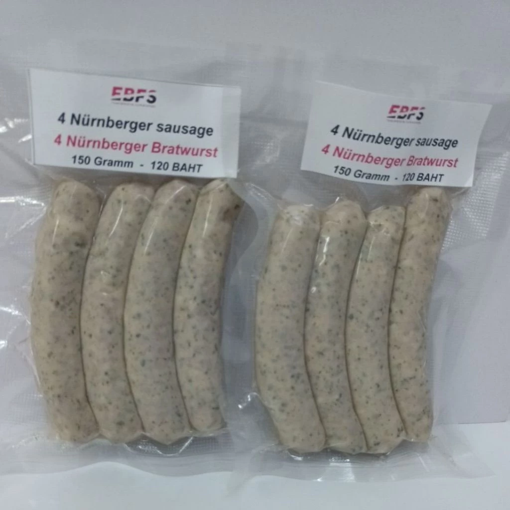 Nürnberger 2 × 4 Stück 320 Gramm / Nürnberger Sausage 2 × 4 piece 320 gram