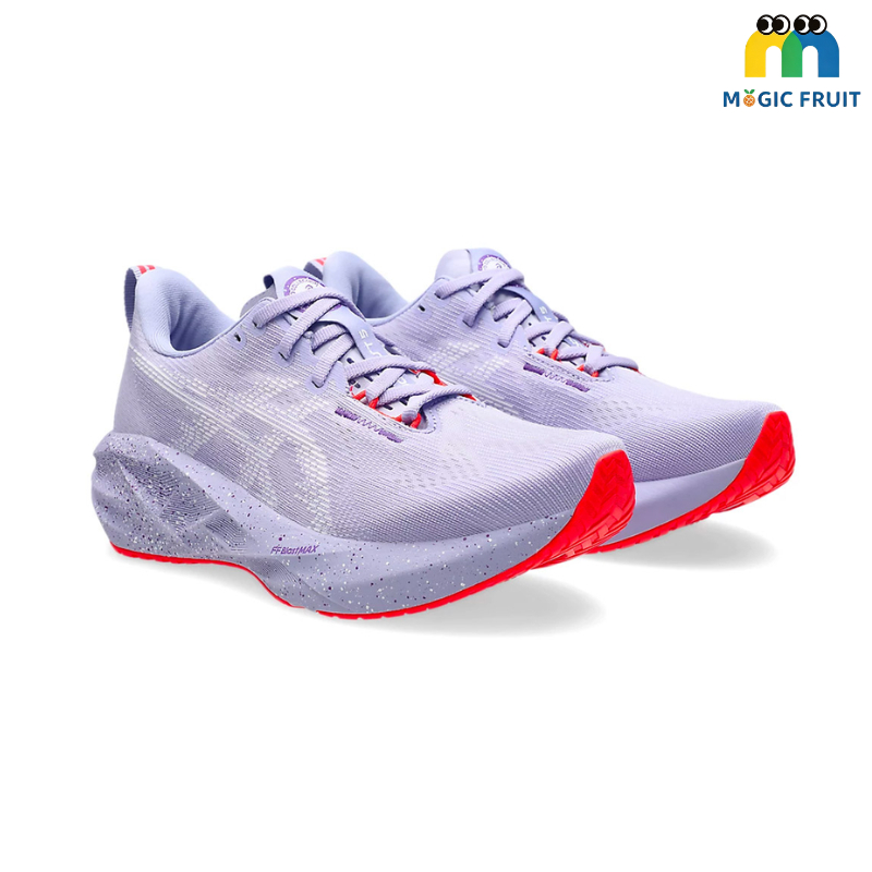 ของแท้ 100% ASICS NOVABLAST 5 หญิง เบา นุ่ม ระบายความร้อนดี ส้นต่ำ รองเท้าวิ่ง