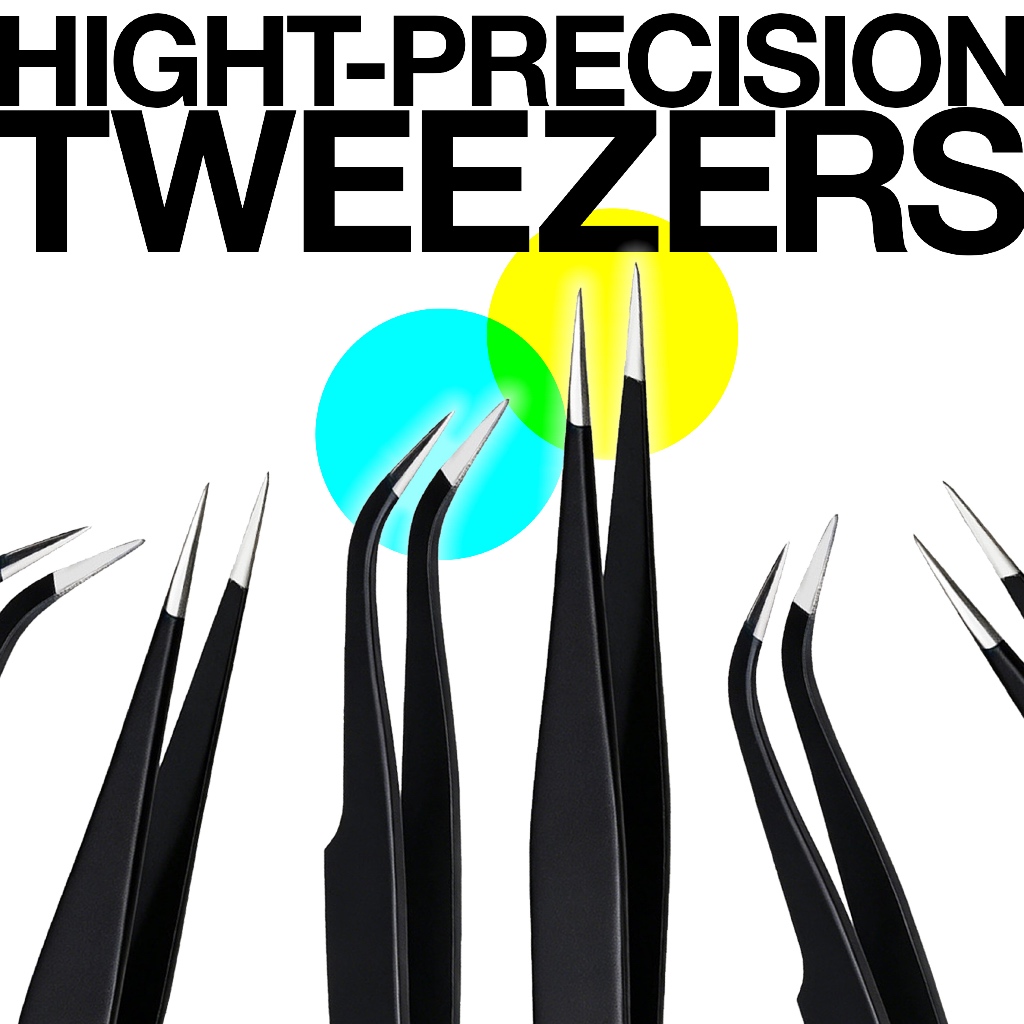 (พร้อมส่ง) Hight-Precision Tweezers - แหนบมืออาชีพสำหรับงานที่ต้องการความละเอียดสูง