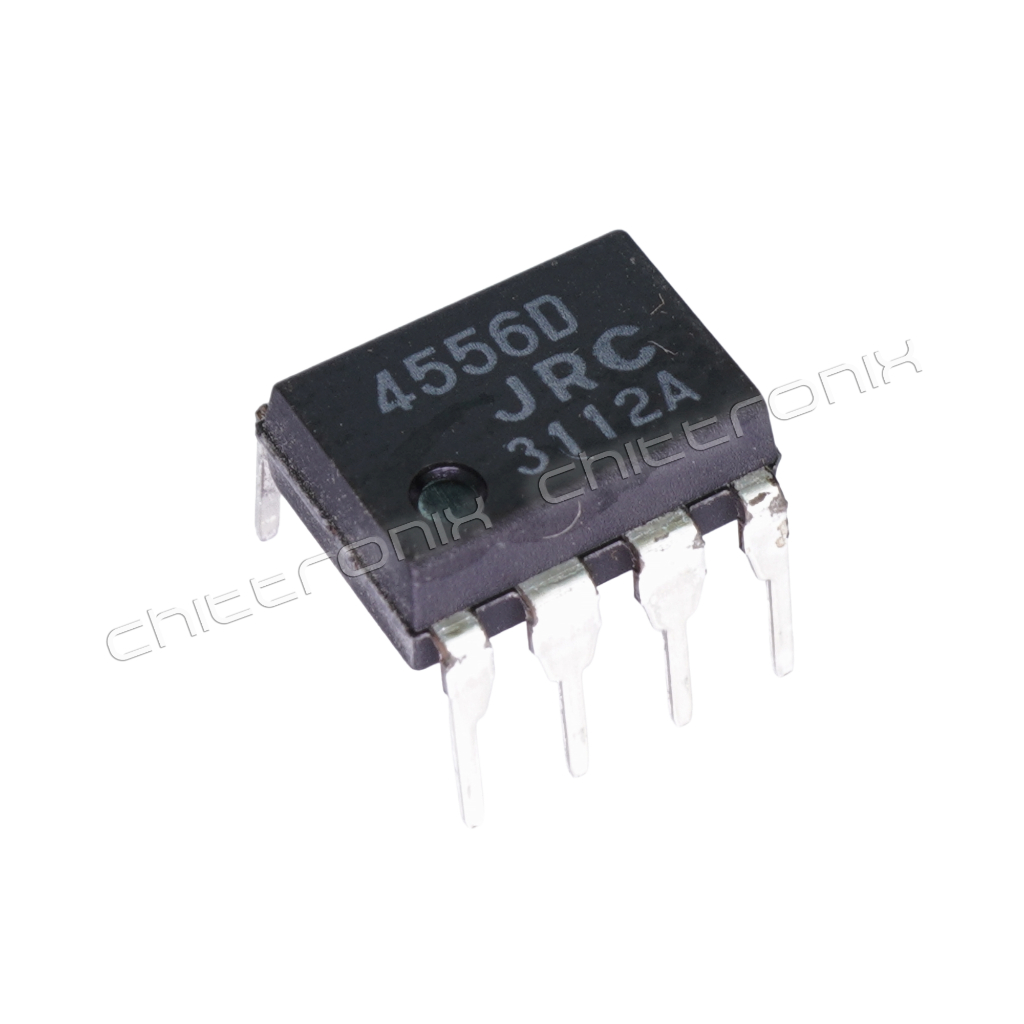 NJM4556D 4556D IC Dual Operational Amplifier แบบ DIP 8 ขา ยี่ห้อ JRC แท้