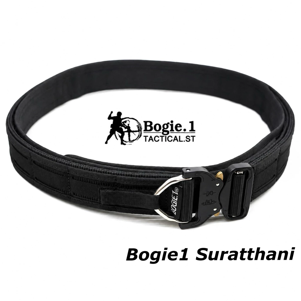 Bogie1 เข็มขัดยุทธวิธี PD23 Tactical belt 2ชั้น Size S/M/L/XL ขนาดเส้นนอกกว้าง1.75“ เส้นในกว้าง1.50”