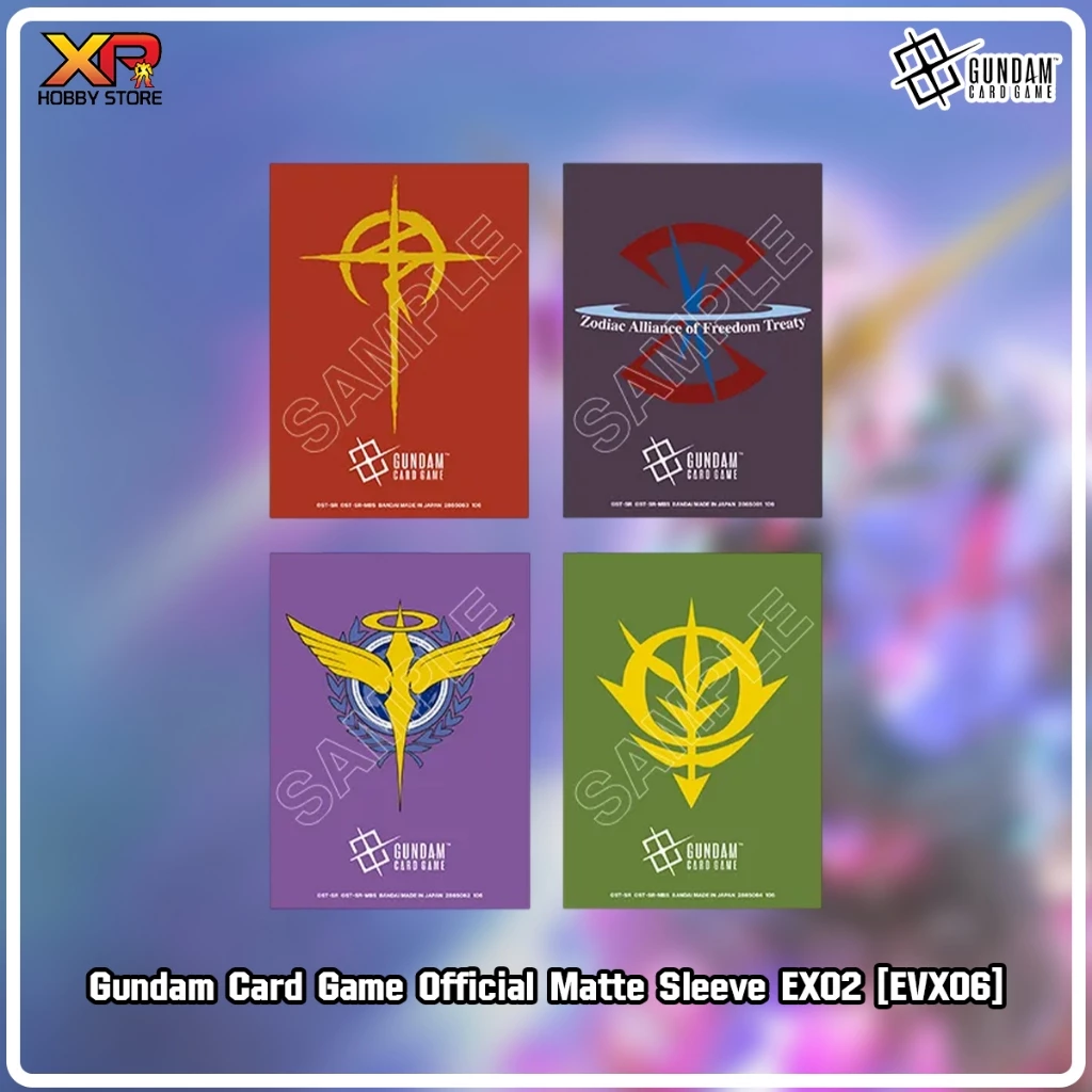 Gundam Card Game Official Matte Sleeve EX02 [EVX06]