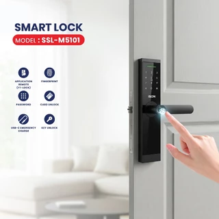 [NEW] ISON Digital Door Lock กลอนประตูดิจิตอลล็อก ติดแทนมอลทีส รุ่น SSL-M5101 BL อีสออน ไม่รวมติดตั้งรับประกัน 18 เดือน