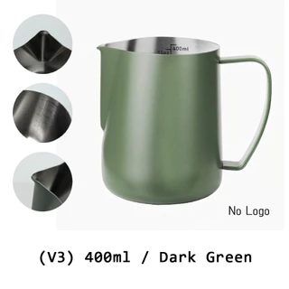 AIRFLOW Milk Pitcher 400 600 ml เหยือกเทฟองนม เหยือกตีฟองนม เป่าฟองนม เทลาเต้อาร์ท เหยือกลาเต้อาร์ท