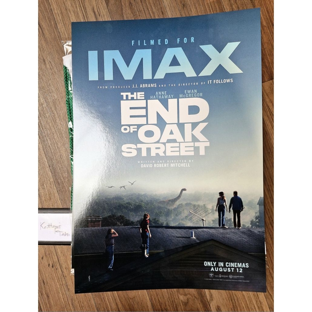 มินิโปสเตอร์ของแท้ The End of Oak Street มหาภัยสุดถนนโอ็ค Imax Screenx ตั๋ววิบวับ การ์ด zigma พวงกุญ