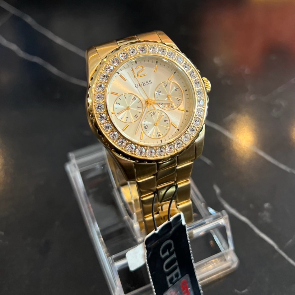 นาฬิกา GUESS รุ่น Chilly Multifunction Gold-Tone
