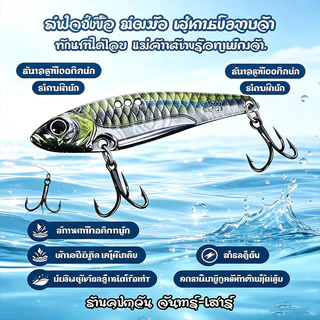 5pcs กระดี่เหล็กลายลูกปลา 10 กรัม จัดส่งไว ถึงภายใน 1-2 วัน